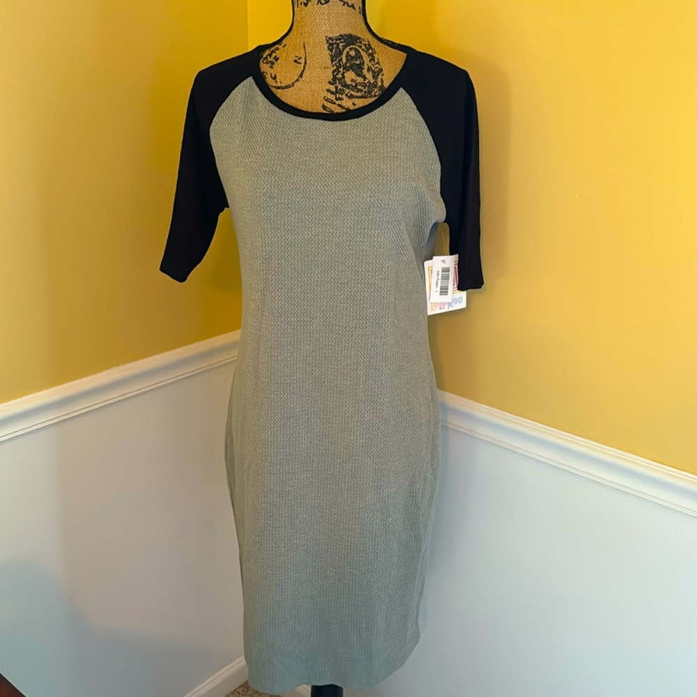 LuLaRoe color block dress.